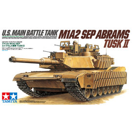 TAMIYA Tamiya - U.S. Main Battle Tank M1A2 SEP Abrams Tusk II - 1:35