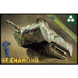 TAKOM TAKOM - St. Chamond Late French Heavy Tank Late Type - 1:35