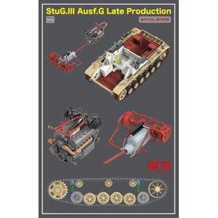 Ryefield Model StuG.III Ausf.G Late Production with full interior - 1:35