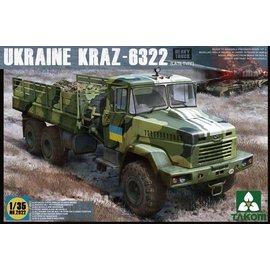 TAKOM TAKOM - Ukraine KRAZ-6322 Heavy Truck (Late Type) - 1:35