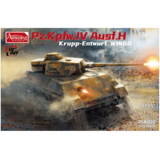 Amusing Hobby Panzer IV Ausf.H Krupp Entwurf W1466 - 1:35