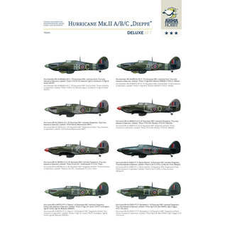 Arma Hobby Hawker Hurricane Mk II A/B/C "Dieppe" Deluxe Set - 1:72