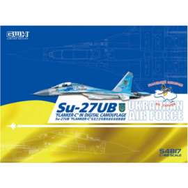 Great Wall Hobby  G.W.H. - Sukhoi Su-27UB Flanker-C - Ukrainian Air Force Digital Camouflage Limited Edition - 1:48