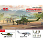 ICM Forward Base - OV-10A Bronco & AH-1G Huey Cobra w/Pilots & Ground Personel - 1:48