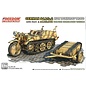 Freedom Model Kits Sd.Kfz. 2 Kettenkraftrad with Cart & Sdkfz 302 Goliath Demolition Vehicle - 1:16