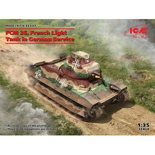 ICM FCM 36 French Light Tank in German Service - 1:35