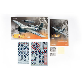 Eduard Midway - Dual Combo F4F-3 & F4F-4 Wildcat - Limited Edition - 1:48