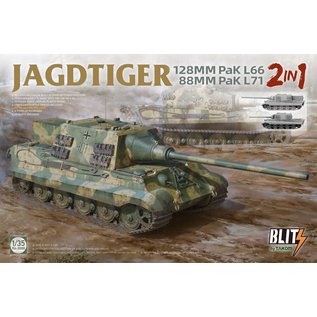 TAKOM TAKOM - Jagdtiger 128 mm Pak L66 & 88mm Pak L71 - 2 in 1 - 1:35