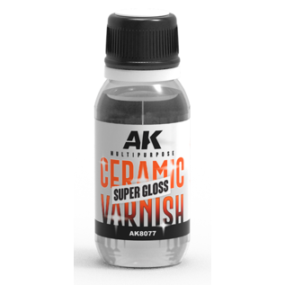 AK Interactive Multipurpose Ceramic Varnish (Super Gloss) - Universeller Klarlack, hochglänzend