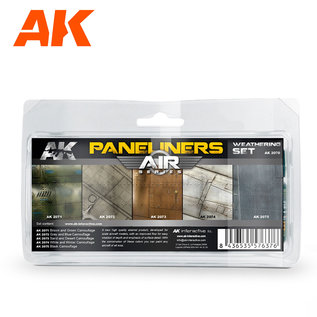 AK Interactive Paneliners Air - Weathering Set