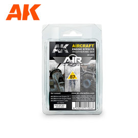 AK Interactive AK Interactive - Aircraft Engine Effects - Weathering Set