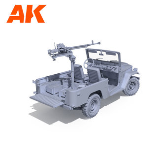 AK Interactive Toyota Landcruiser FJ43 Pickup with DShKM - 1:35