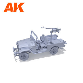 AK Interactive Toyota Landcruiser FJ43 Pickup with DShKM - 1:35