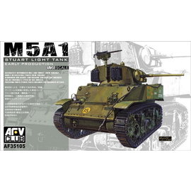 AFV-Club AFV-Club - M5A1 Stuart Light Tank Early Production - 1:35