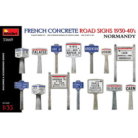 MiniArt MiniArt - French Concrete Road Signs 1930 - 40's. Normandy - 1:35