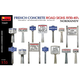 MiniArt MiniArt - French Concrete Road Signs 1930 - 40's. Normandy - 1:35