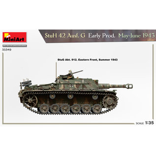 MiniArt StuH 42 Ausf. G Early Prod. May-June 1943 - 1:35