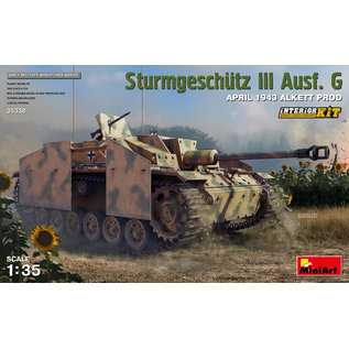 MiniArt StuG III Ausf. G April 1943 Alkett Prod. - w/Interior Kit - 1:35