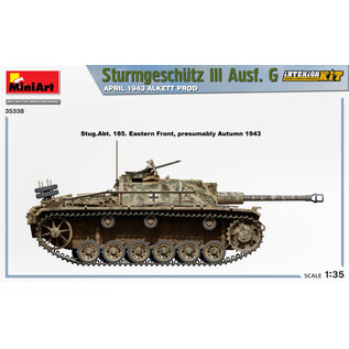 MiniArt StuG III Ausf. G April 1943 Alkett Prod. - w/Interior Kit - 1:35