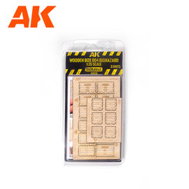 AK Interactive AK Interactive - Laser cut wooden box 004 Biohazard - 1:35