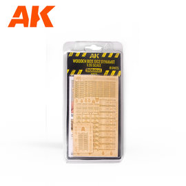 AK Interactive AK Interactive - Laser cut wooden box 002 Dynamite - 1:35