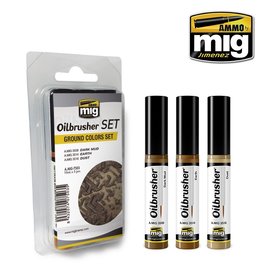 AMMO by MIG AMMO - Oilbrusher Set "Ground Colors"