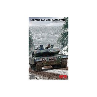 Ryefield Model German MBT Leopard 2A6 - w/Full Interior - 1:35