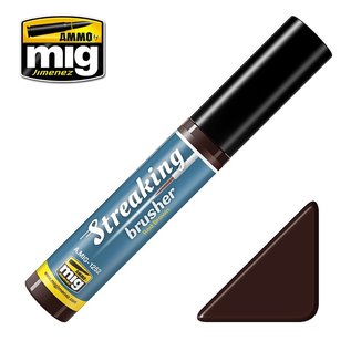 AMMO by MIG Streaking Brusher - Red Brown