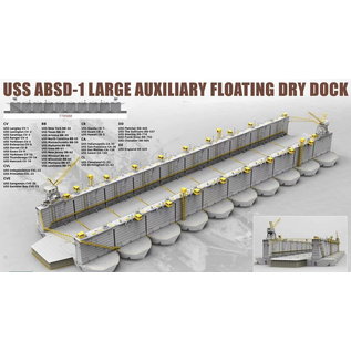 TAKOM USS ABSD-1 Large Auxiliary Floating Dry Dock - 1:350