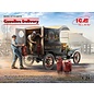 ICM Model T 1912 Delivery Car with American Gasoline Loaders - 1:24