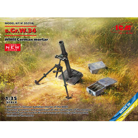 ICM ICM - s.Gr.W.34 WWII German mortar - 1:35