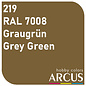 ARCUS Hobby Colors 219 RAL 7008 Graugrün (Grey Green)