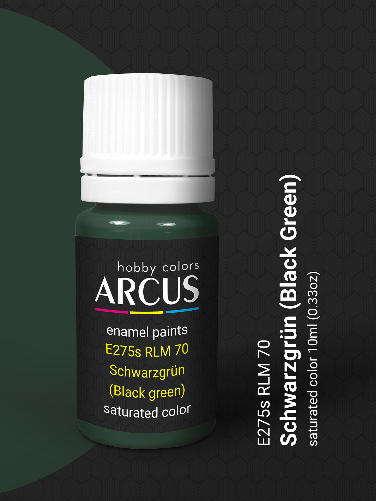 Colore Acrilico AMMO Mig 0232 RLM 70 Schwartzgrün – 17 Ml, A Base Acqua, Atossico, Made In Spain, Per Modellismo