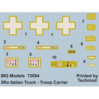 IBG Models 3Ro Italian Truck – Troop Carrier - 1:72