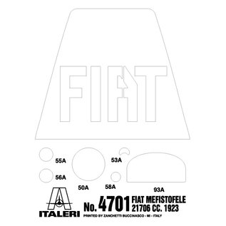 Italeri Fiat Mefistofele 21706 c.c. - 1:12