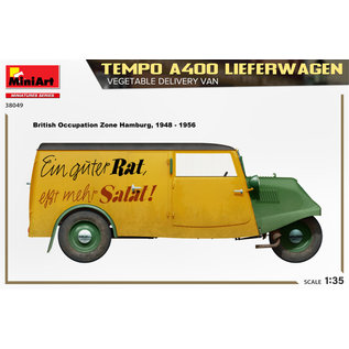 MiniArt Tempo A400 Lieferwagen Vegetable Delivery - 1:35