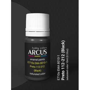 ARCUS Hobby Colors 710 EMA 8010-1 Preto 112-212 (Black)