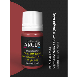 ARCUS Hobby Colors Arcus - 715 EMA 8010-1 Vermelho Vivo 119-219 (Bright Red)