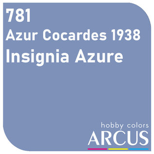 ARCUS Hobby Colors 781 Azur Cocardes 1938 (Insignia Azure)