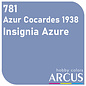 ARCUS Hobby Colors 781 Azur Cocardes 1938 (Insignia Azure)