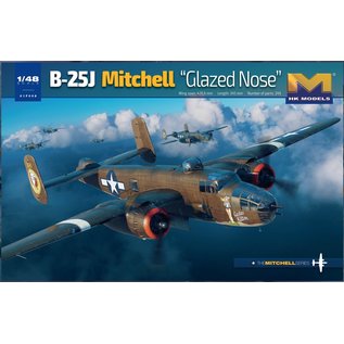 Hong Kong Models North American B-25J Mitchell "Glazed Nose" - 1:48