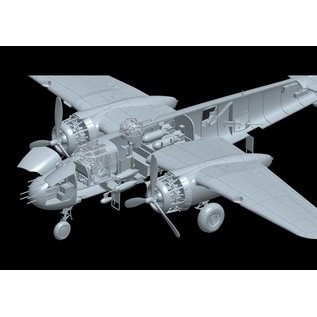 Hong Kong Models North American B-25J Mitchell "Strafing Babes" - 1:32