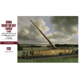 Hasegawa Hasegawa - Railway Gun K5 (E) "Leopold" w/Figure - 1:72