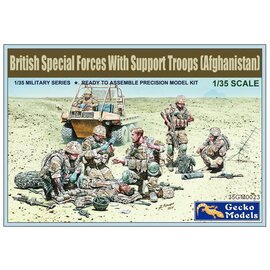 Gecko Models Gecko Models - British Special Forces with Support Troops (Afghanistan) - 1:35