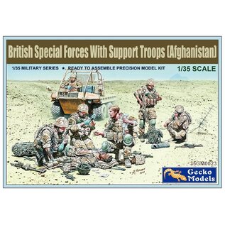 Gecko Models British Special Forces with Support Troops (Afghanistan) - 1:35