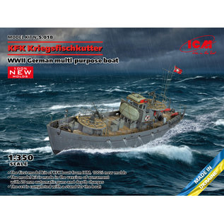 ICM KFK Kriegsfischkutter, WWII German multi-purpose boat - 1:350