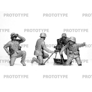 ICM WW2 German mortar s.Gr.W.34 with Crew (mortar and 4 figures) - 1:35