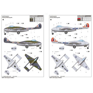 Trumpeter De Havilland Vampire FB.Mk.9 - 1:48