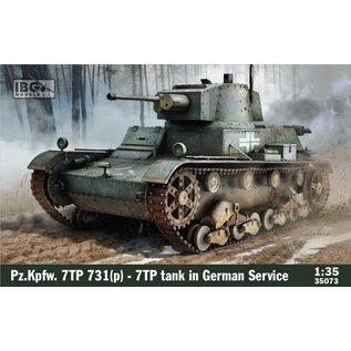 IBG Models Pz.Kpfw. 7TP 731(p) - 7TP Tank in German Service - 1:35