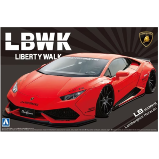 Aoshima Lamborghini Huracan Liberty Walk LB-Works Ver. 1 - 1:24